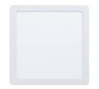 Luminaire encastrable FUEVA 5 LED 17W en acier blanc 216x216mm