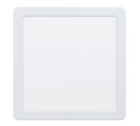 Luminaire encastrable FUEVA 5 LED 17W en acier blanc 216x216mm