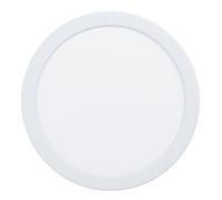 Luminaire encastrable FUEVA 5 LED 17W en acier blanc D216mm