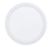 Luminaire encastrable FUEVA 5 LED 17W en acier blanc D216mm