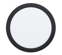 Luminaire encastrable FUEVA 5 LED 17W en acier noir D216mm