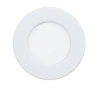 Luminaire encastrable FUEVA 5 LED 2,7W en acier blanc D86mm