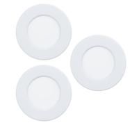 Luminaire encastrable FUEVA 5 LED 3X2,7W en acier blanc D86mm