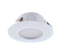 Luminaire encastrable PINEDA IP20, IP44 LED 4,9W en matière synthétique blanc D78mm