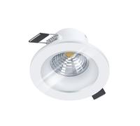 Luminaire encastrable SALABATE IP20, IP44 LED 6W en aluminium blanc D88mm