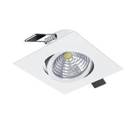 Luminaire encastrable SALICETO LED 6W en aluminium blanc 88x88x42mm