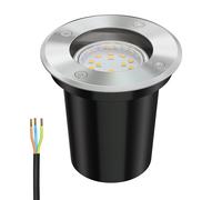Luminaire encastré de sol BOLI pour l'extérieur acier inoxydable rond IP67