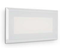 Luminaire encastré d'extérieur à LED Ideal Lux INDIO RECESSED 08W 255804 8W 1170 lm 3000 K IP65 19 cm blanc