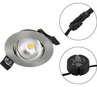 Luminaire encastré LED 230 V 830, gradable, eds-opt. - Downlight/spot/projecteur S061302