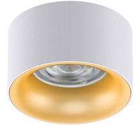 MACLEAN Luminaire encastré aluminium blanc/or