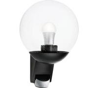 Applique murale extérieure STEINEL L 585 S 60W IP44 E27 - Noir avec détecteur de mouvement