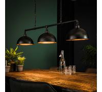 Luminaire industriel tube en métal 3 lampes LOFT