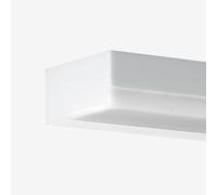 Luminaire LED design Izar I. au-dessus du miroir, Variante : 900 x 40 x 80 mm, 24 W, 3000 K, noir