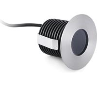 Luminaire LED encastré GRUND 36° 3000K IP67 nickel mat