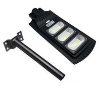 Luminaire LED urbain solaire 30W IP65 (Barre métallique incluse) - Blanc Froid 6000K - 8000K