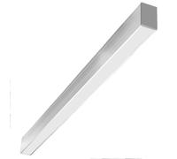Luminaire linéaire LED CENTURY LINKY avec diffuseur prismatique suspendu en aluminium, 32 W, 3000/4000/5700 K, Ra90, 90d, IP20, 1131 x 50 x 75 mm, avec 2 suspensions (1,5 m).