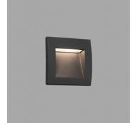 Luminaire mural d'extérieur à LED SEDNA-1 3000K IP65 gris foncé