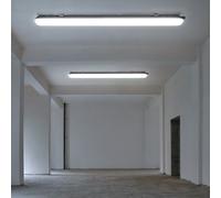 Luminaire pour baignoire à LED résistant à l'humidité pour sous-sol 157 cm, LED 22 watt 1x 2000lm blanc froid, lot de 2