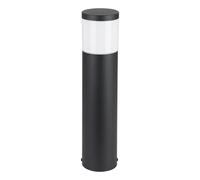 Luminaire pour socle extérieur connecté BASALGO-Z IP44 E27 1X9W en acier inoxydable noir D105mm