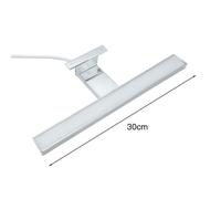 Luminaire Salle de Bain 5W Lampe Miroir Led IP44 avec l'Interrupteur d'Alimentation 4000K 350LM - 30CM,applique d'interieur