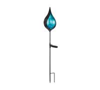 Luminaire solaire connecté SOLAR-Z LED 1X0,06W en acier galvanisé noir 170x80x800mm