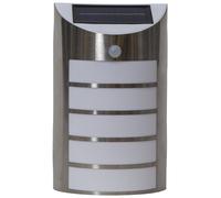 Luminaire solaire connecté SOLAR-Z LED 1X0,06W en acier inoxydable argent 160x0x265mm