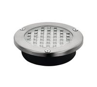 Luminaire solaire connecté SOLAR-Z LED 2X0,2W en acier inoxydable et aluminium acier inoxydable D115mm