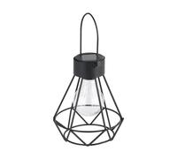 Luminaire solaire connecté SOLAR-Z LED 5X0,03W en acier noir D130mm