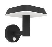 Luminaire solaire extérieur DREOLI IP44 LED 8,5W en matière synthétique noir 175x0x210mm