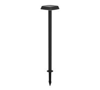 Luminaire solaire extérieur DREOLI IP44 LED 8,5W en matière synthétique noir 175x175x1035mm