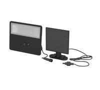 Luminaire solaire extérieur PANETTIERI IP44 LED 6,7W en matière synthétique noir 145x0x170mm