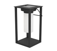 Luminaire solaire extérieur USIGNI IP44 LED 3,3W en matière synthétique noir 150x150x280mm