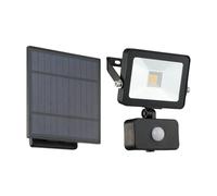 Luminaire solaire extérieur VILLAGRAPPA IP44 LED 15X0,03W en acier et matière synthétique noir 150x80x160mm