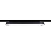 Luminaire sur rail haute tension Paulmann Panel Loop URail LED intégrée 7 W LED noir (mat), chrome