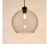 Luminaire suspension en verre Cubus TK Lighting, dimmable, beige, Salon / Salle à manger, Verre, Moderne, Suspension en verre