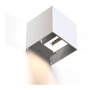 Luminaire WLAN, carré, 10 cm, IP44 pour intérieur et extér., blc