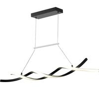 Luminaires modernes pour lustres Lampe suspendue LED à intensité variable Télécommande