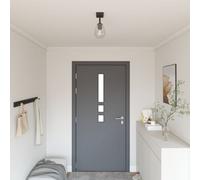 Luminaires plafond vidaXL avec abat-jour en verre ajustable anthracite E27