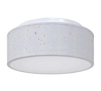 Luminaires Vidaxl Avec Abat-Jour Étoilé Gris Ø 30 Cm En Tissu E27