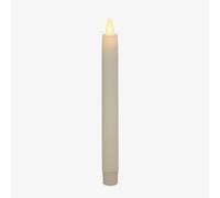 Luminara Bougie LED sans flamme Ivoire nacrée de 22,9 cm - Dessus plat - Convient pour un support conique de 2,5 cm (non inclus) pour mariage, fête prénatale et décoration de fête