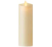 Luminara Bougie pilier d'intérieur Ivoire 5,08 x 15,49 cm - Bougie sans flamme - Bougie LED - Bougies alimentées par piles