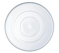 Luminarc 8021193 Lot de 6 Assiettes Dessert, Verre, Transparent, 19 x 19 x 1,8 cm