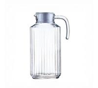 Luminarc Arcoroc Quadro Réfrigérateur pichet avec couvercle en plastique blanc 1,7l, 1 Pichet
