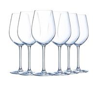 Luminarc - Collection Menades - 6 verres à pied 47 abriqués en France - Emballage renforcé