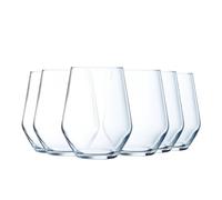 Luminarc - Collection Vinetis - 6 verres haut 40 esign moderne et élégant - Fabriqués en France - Emballage renforcé, Bleu