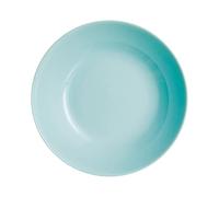 Luminarc Dajar Assiette Creuse en Verre trempé Diwali Turquoise 20 cm