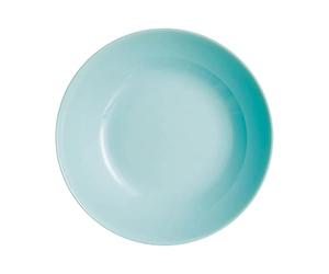 Luminarc Dajar Assiette Creuse en Verre trempé Diwali Turquoise 20 cm