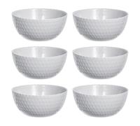 Luminarc Pampille Granit 6 Bol opale 13 cm Opale Passe au micro-ondes et au réfrigérateur Verre trempé extra résistant