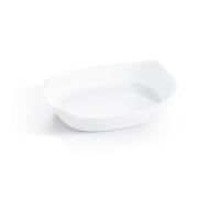 Luminarc - Plat rectangulaire Blanc Smart Cuisine Carine 250°C - Plat à Four en Verre Innovant - Léger et Extra-Résistant - Nettoyage Facile - Fabrication en France - Dimensions 30x22 cm
