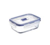 Luminarc Pure Box Active - Boîte de Conservation hermétique en verre, Transparent, rectangulaire 0,82 L